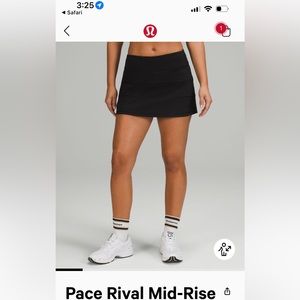 Black Lulu pace rival skirt